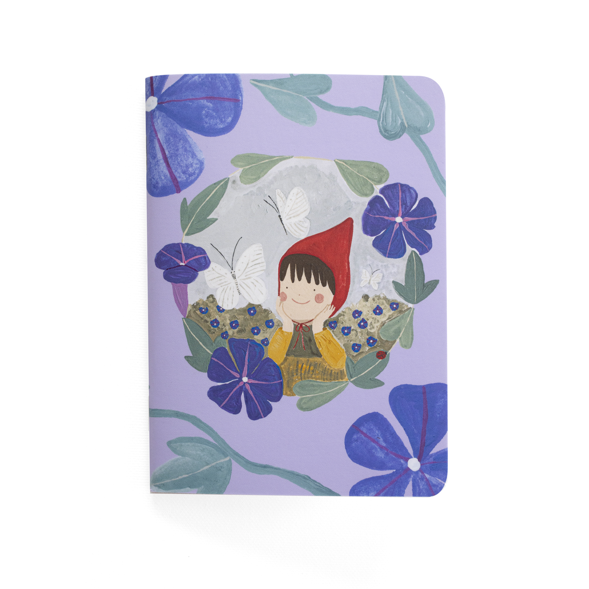 Libreta tapa blanda "Entre las flores"